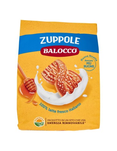 Biscotti Zuppole con Granella di Zucchero 700 g Balocco, fronte