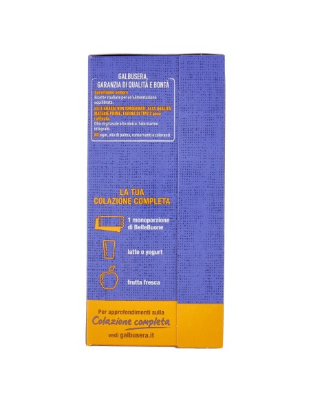 5 colazioni fette al cioccolato 200 g Galbusera Belle Buone, altra vista