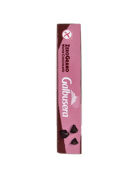 Wafer ZeroGrano al cioccolato senza glutine 180 g Galbusera Zerograno, altra vista