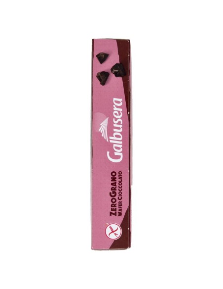 Wafer ZeroGrano al cioccolato senza glutine 180 g Galbusera Zerograno, altra vista
