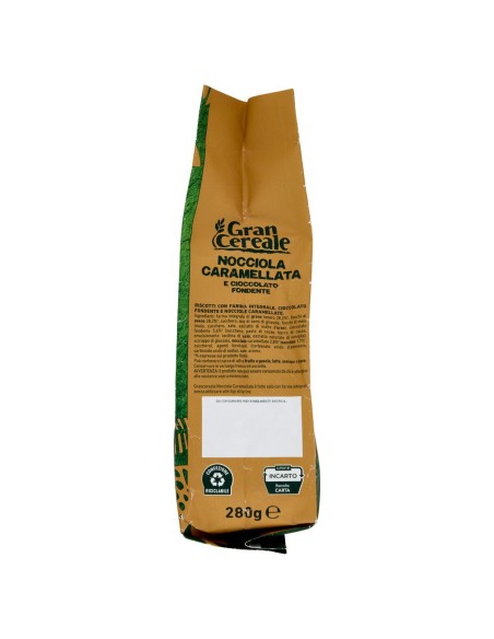 Frollini nocciola caramellata e cioccolato fondente 280 g Gran Cereale, altra vista