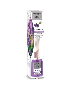 Profumatore ambiente con bastoncini Lavanda 100 ml Sweet Home, fronte