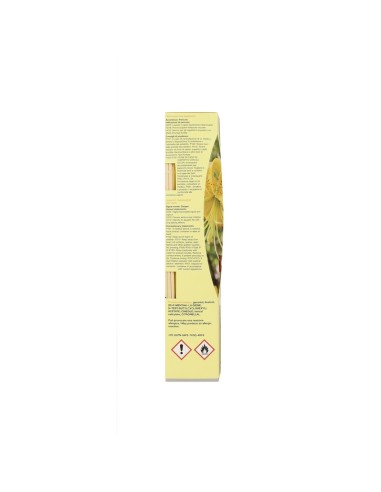 Profumatore ambiente con bastoncini Citronella 100 ml Sweet Home, retro con avvertenze, produttore e codice a barre