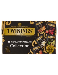 Tè nero aromatizzato Collection 20 filtri Twinings, fronte