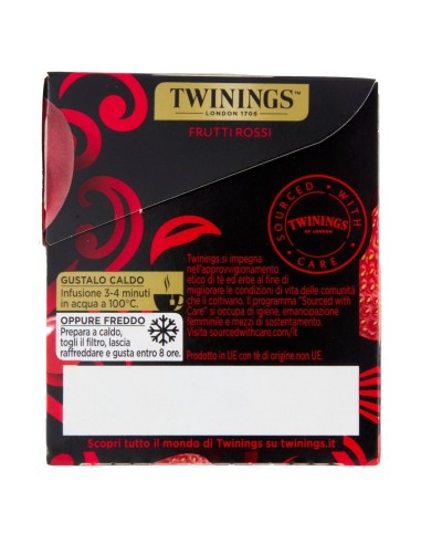 Tè nero ai frutti rossi 25 filtri Twinings, altra vista