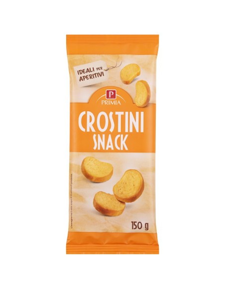 Crostini snack 150 g Primia, fronte
