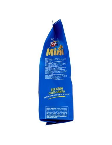 Cracker Mini 6 x 30 g Galbusera Trà, lato con ingredienti