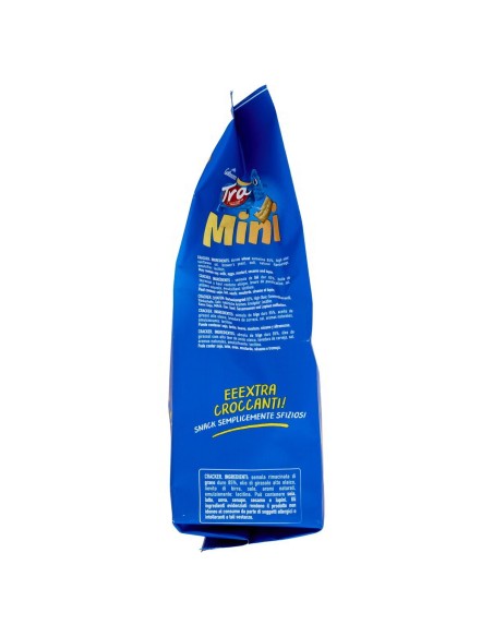 Cracker Mini 6 x 30 g Galbusera Trà, lato con ingredienti