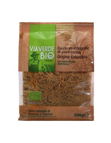 Zucchero integrale di canna 500 g Bio Primia, Vorderseite