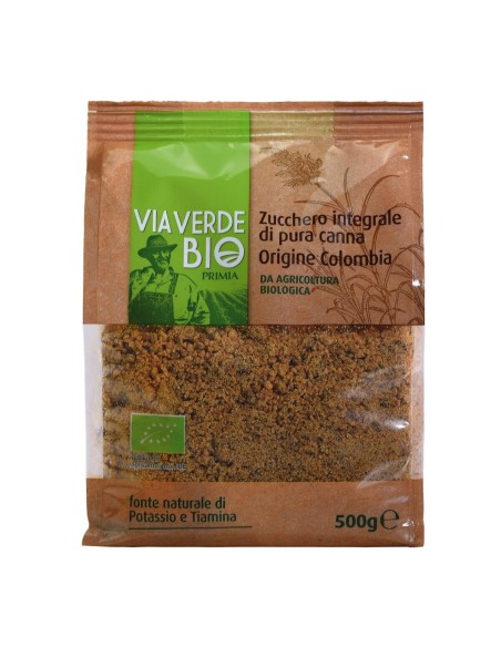 Zucchero integrale di canna 500 g Bio Primia, Vorderseite
