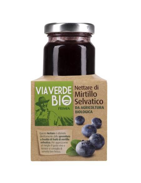 Nettare di mirtillo selvatico 2 x 200 ml Bio Primia, côté
