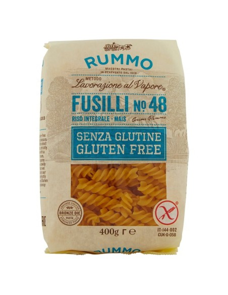 Fusilli senza glutine N. 48 400 g Rummo Senza Glutine, Vorderseite