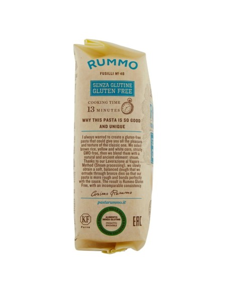 Fusilli senza glutine N. 48 400 g Rummo Senza Glutine, weitere Ansicht