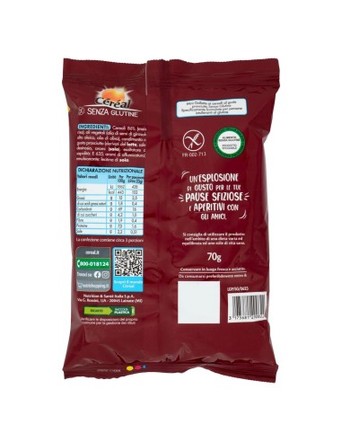 Gallettine gusto prosciutto 70 g Céréal, dos avec ingrédients, valeurs nutritionnelles, fabricant, code-barres et conservation