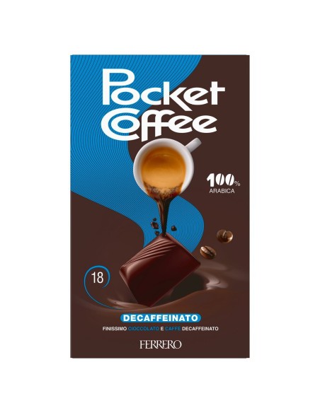 Pocket Coffee Espresso Decaffeinato 225 g Ferrero, face avant