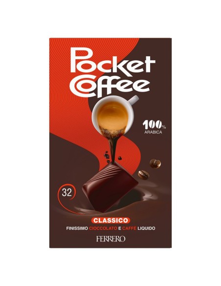 Pocket Coffee Espresso Classico 32 pezzi 400 g Pocket Coffee, face avant