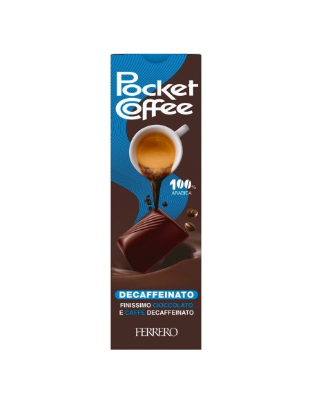 Pocket Coffee Espresso Decaffeinato 5 pezzi 62,5 g Pocket Coffee, face avant