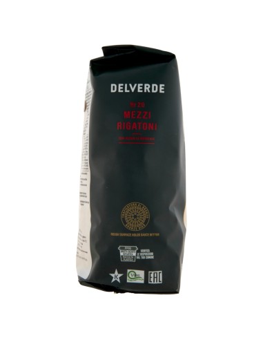 Mezzi rigatoni n. 20 500 g Delverde, autre vue