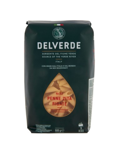 Penne zita rigate n. 32 500 g Delverde, face avant