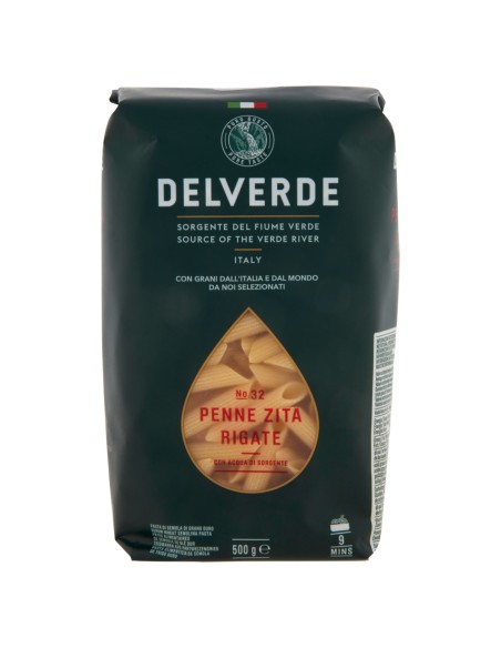 Penne zita rigate n. 32 500 g Delverde, face avant