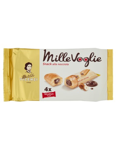 Millefoglie Snack Alla Nocciola Matilde Vicenzi, fronte