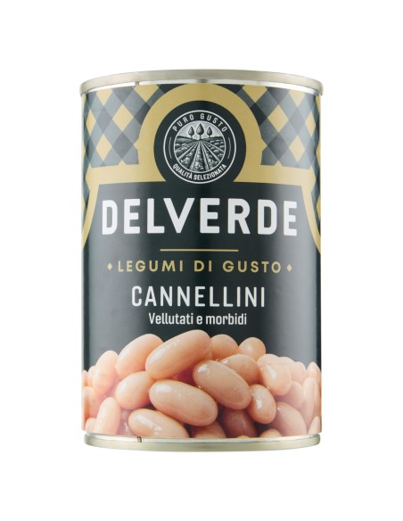 Fagioli cannellini 400 g Delverde, fronte
