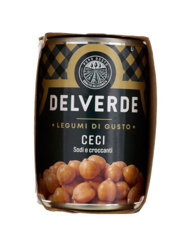 Ceci 3 x 400 g Delverde, lato