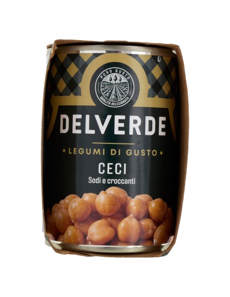 Ceci 3 x 400 g Delverde, lato