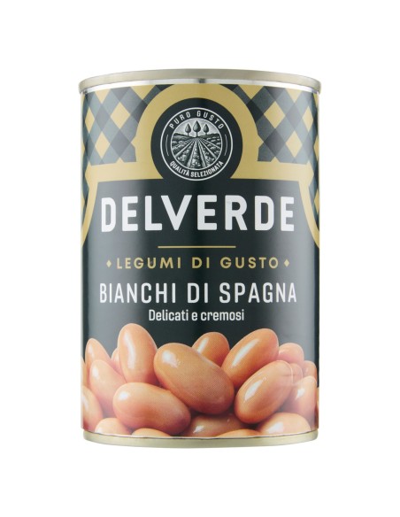Fagioli bianchi di Spagna 400 g Delverde, fronte