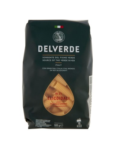 Elicoidali N. 21 500 g Delverde, Vorderseite
