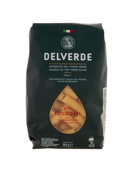 Elicoidali N. 21 500 g Delverde, Vorderseite