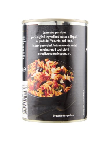 Polpa di pomodoro in pezzi 400 g Napolina, lato