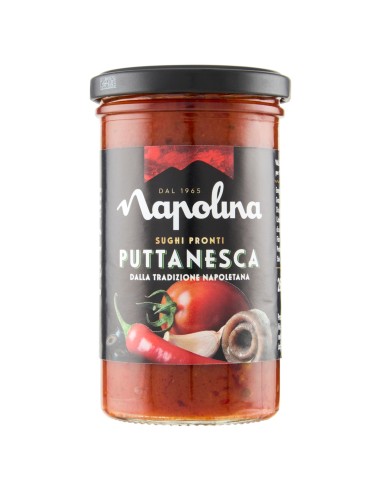 Sugo pronto puttanesca 260 g Napolina, Vorderseite