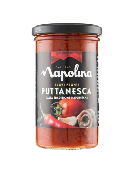 Sugo pronto puttanesca 260 g Napolina, Vorderseite