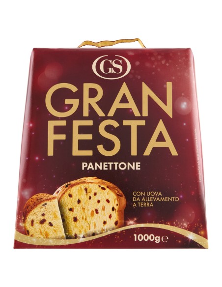 Panettone Gran Festa 1000 g Gs, face avant