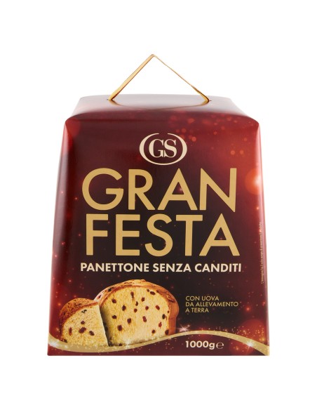 Panettone Gran Festa Senza Canditi 1000 g Gs, autre vue