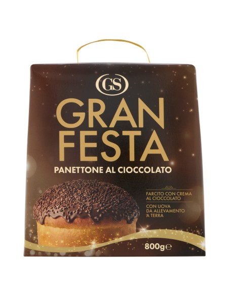 Panettone Gran Festa al Cioccolato 800 g Gs, face avant