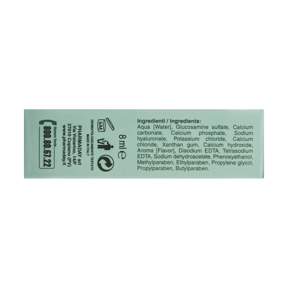 PHARMADAY DAY DENT SENSITIVE GEL PROTETTIVO DENTI SENSIBILI EFFETTO IMMEDIATO 8ml