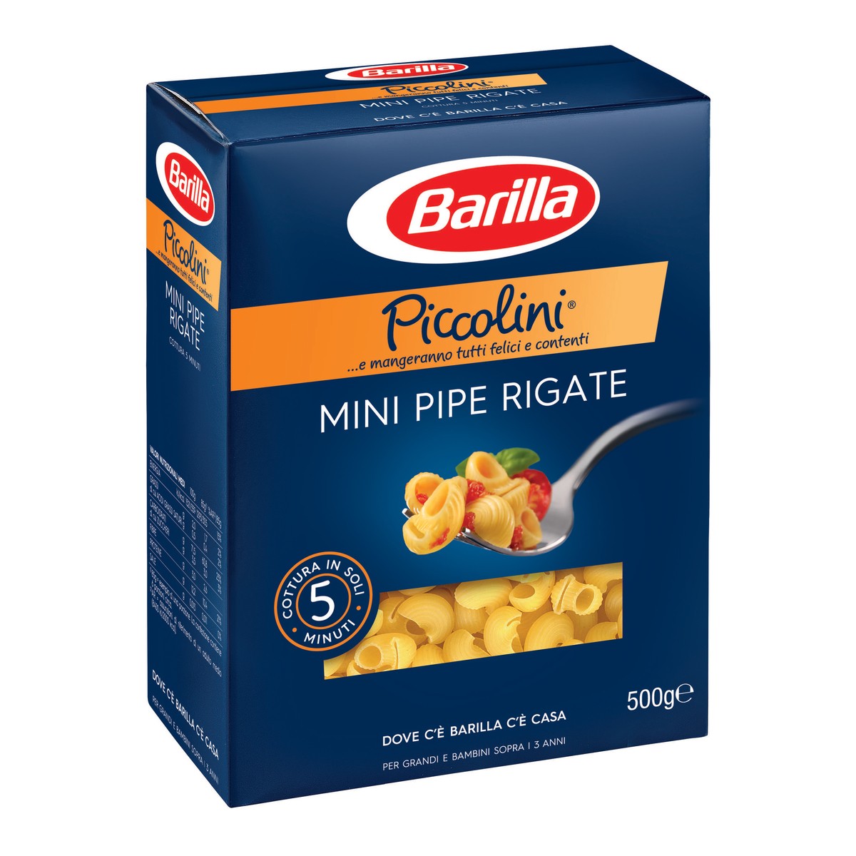 BARILLA Mini pipe rigate Piccolini