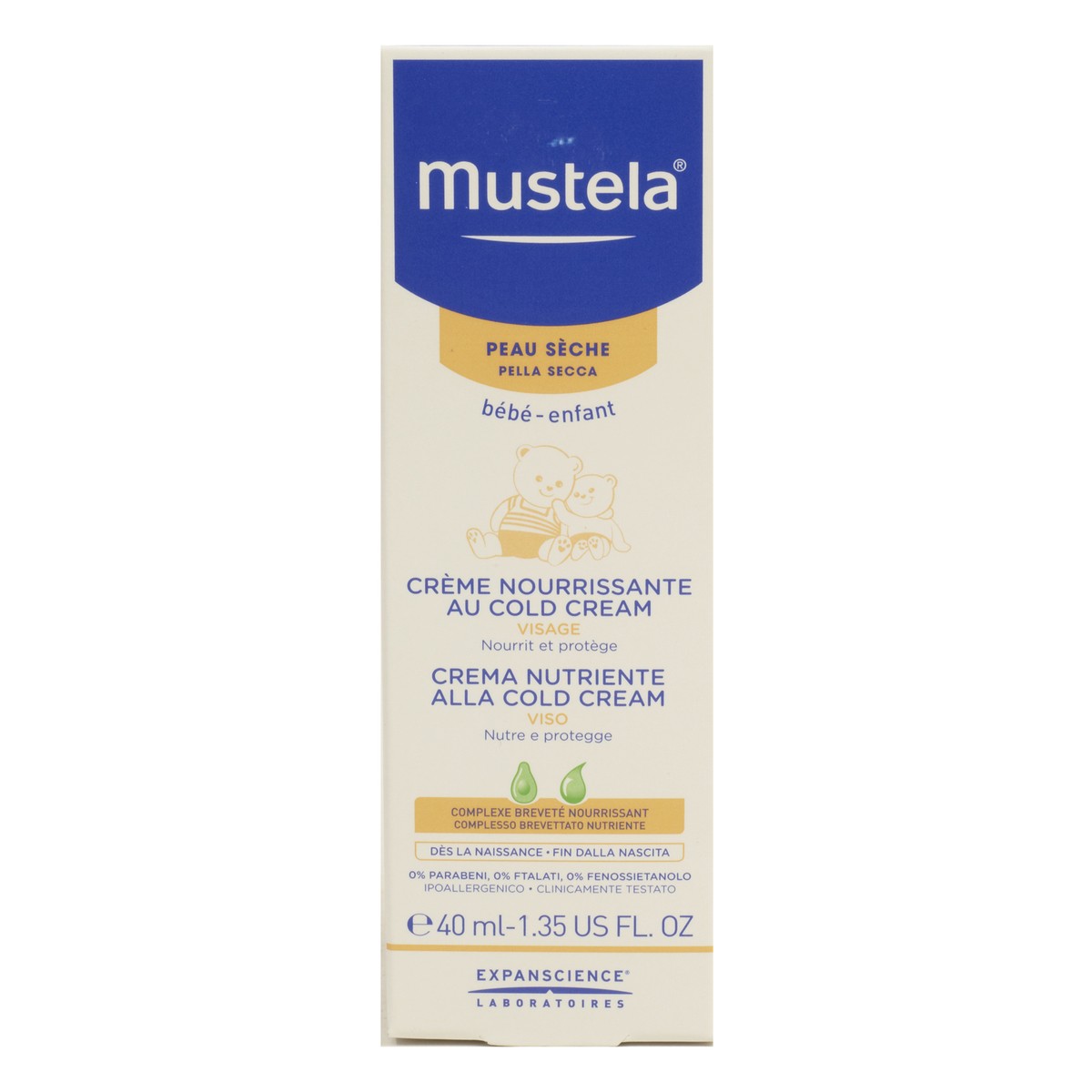 Mustela Crema viso Cold Cream Nutri-Protettiva