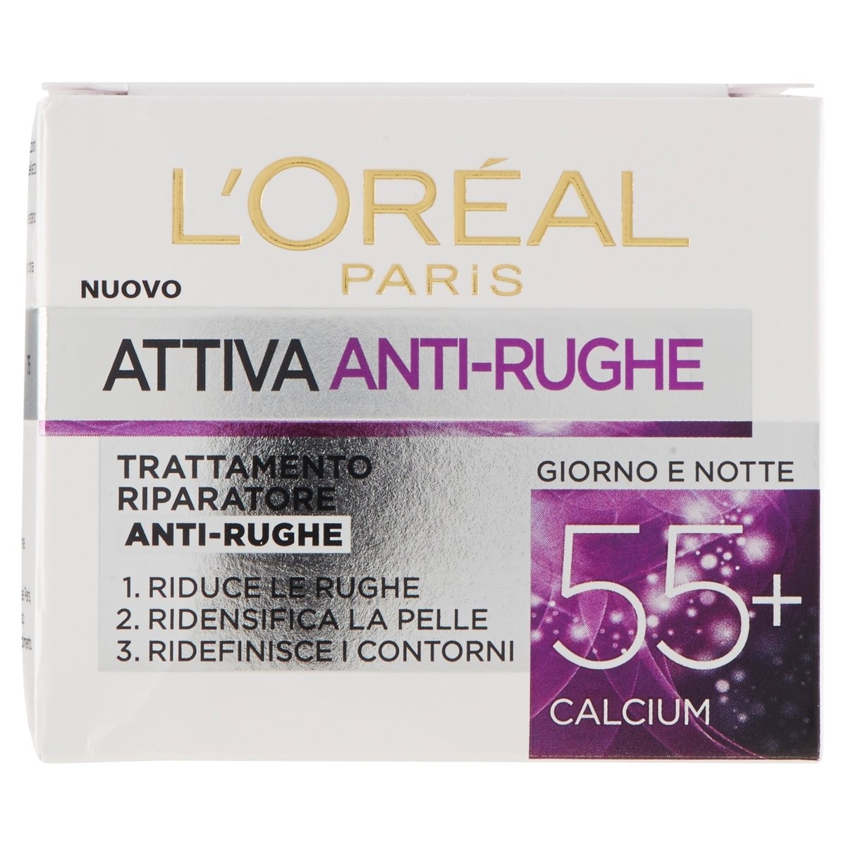 L'Oréal Paris Crema viso Attiva Anti-Rughe 55+