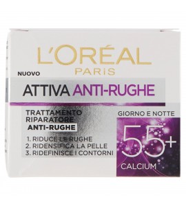 L'Oréal Paris Crema viso Attiva Anti-Rughe 55+