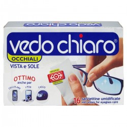 Vedo Chiaro Salviettine umidificate per occhiali