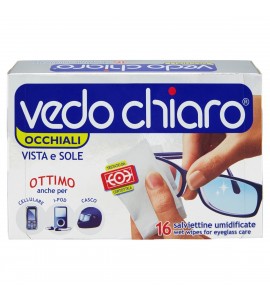Vedo Chiaro Salviettine umidificate per occhiali