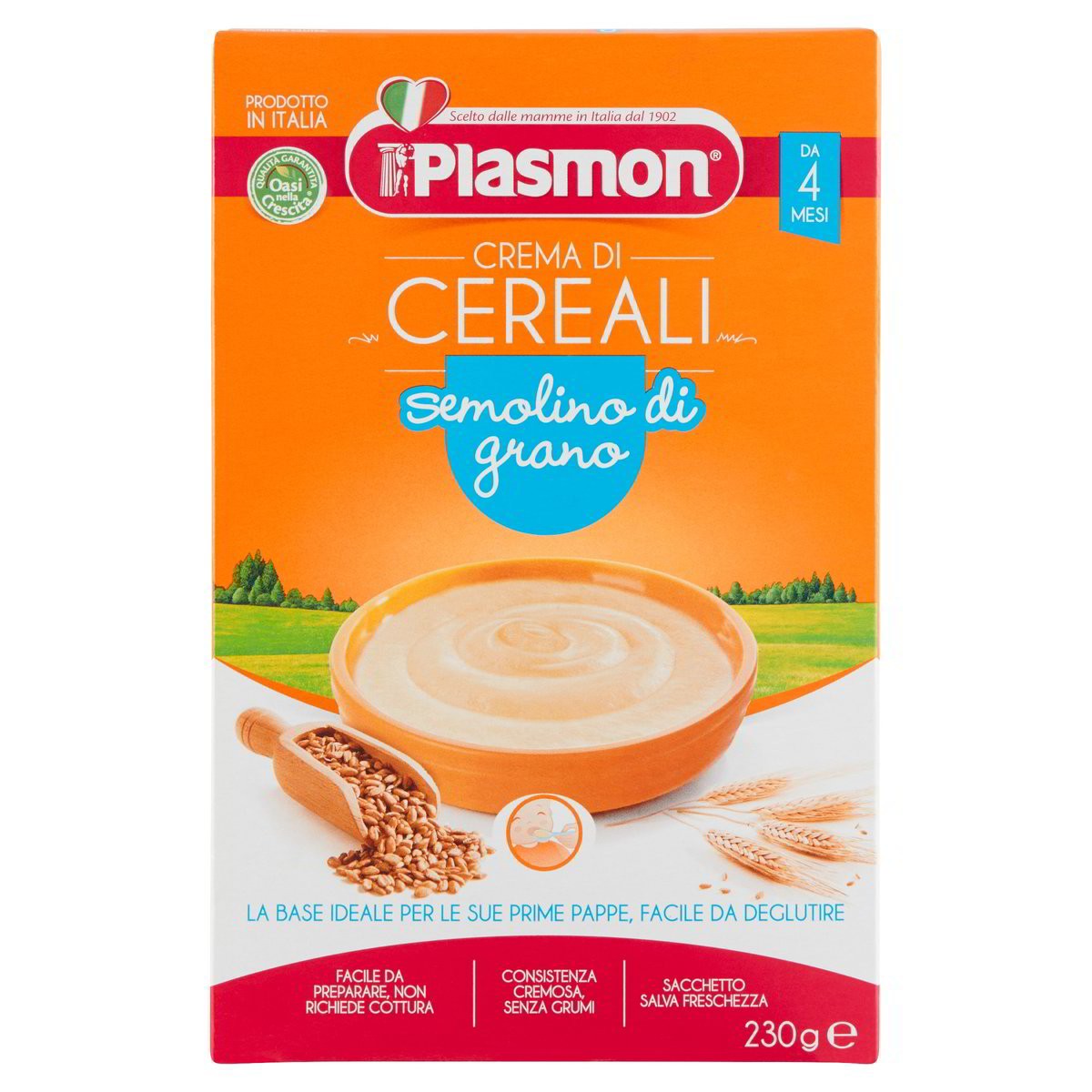 Plasmon Crema di Cereali Oasi nella crescita