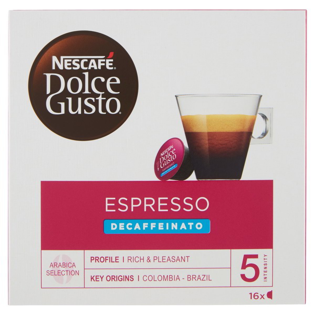 Nescafè Dolce Gusto Nestlè Capsule caffè Espresso Decaffeinato