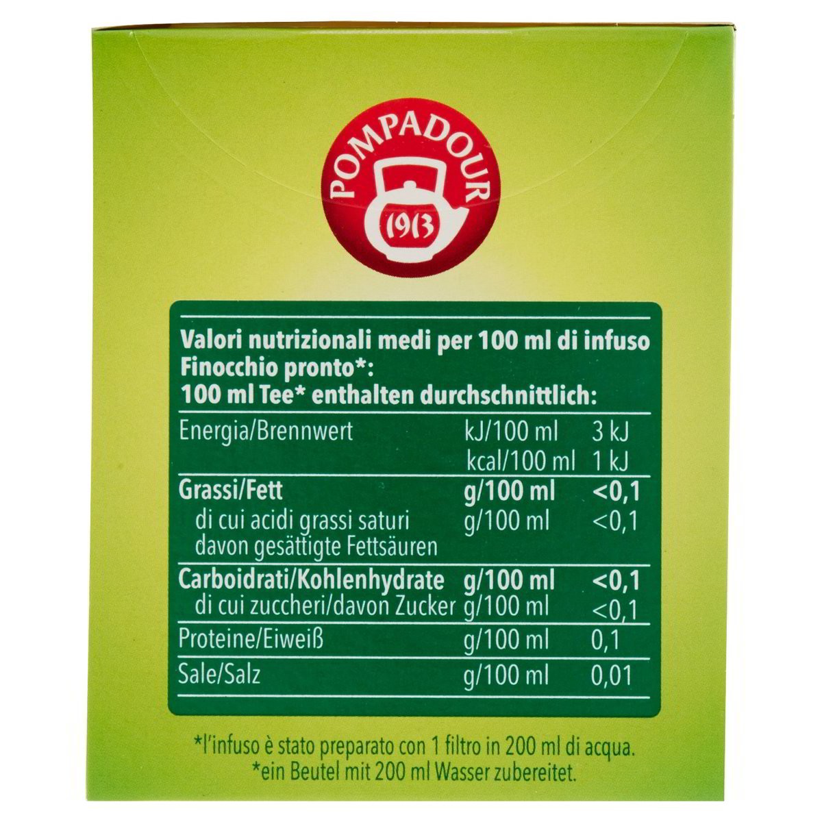 Pompadour Infuso di Finocchio