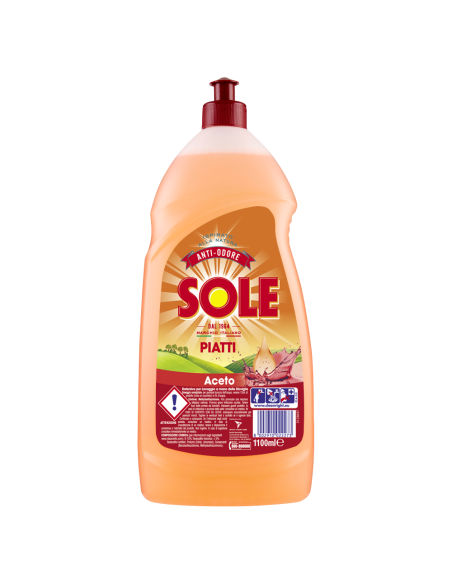 Sole Detersivo piatti Supersgrassante con aceto