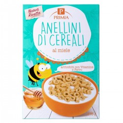 Anellini di cereali al miele