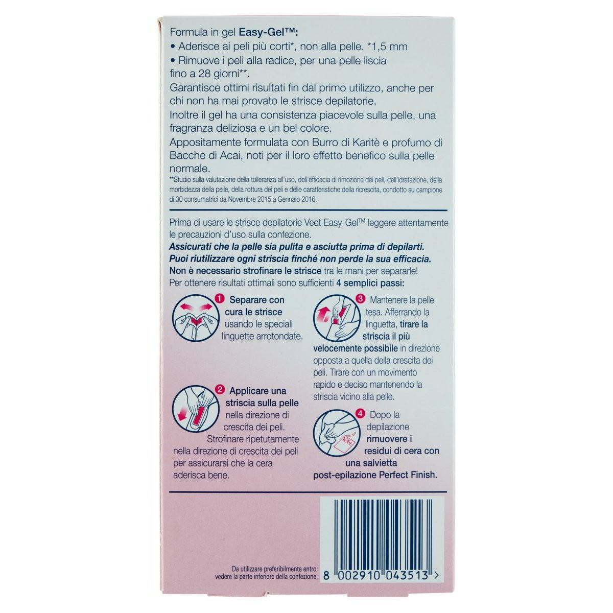 Veet Strisce depilatorie corpo Hair Minimizer